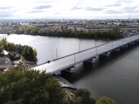 На Свердловском мосту начали подвешивать троллейбусные провода - Экспертиза The Penza Post