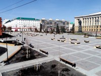 На площади Ленина в Пензе установлены эксклюзивные скамейки. Панорамная съемка с воздуха - восхитительна!