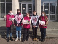 В Пензе волонтеры провели антинаркотическую акцию «Сообщи, где торгуют смертью»