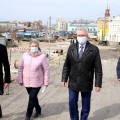 Белозерцев оценил ход работ по реконструкции Бакунинского моста - фото и видео