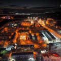 Ночную Пензу пассажиры садящихся Боингов над городом сравнивают... с Дубаями. Аэрофотография от The Penza Post