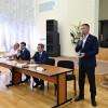 Олег Денисов посетил общегородское родительское собрание