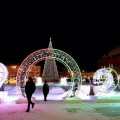 Центр Пензы в преддверии Нового, 2024 года