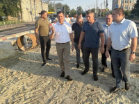 Глава Пензы проверил ход строительства водопровода в микрорайоне Терновка