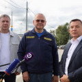 Олег Мельниченко проверил ход работ на путепроводе в районе улицы Ерик