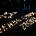 Свечами в виде инсталляции журавлей почтили пензенцы память погибших в теракте в Подмосковье